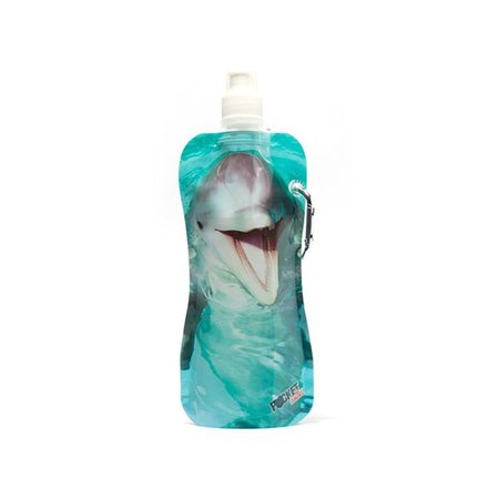 ZEES CREATIONS Zees Creations Dolphin Pocket Bottle With Brush CB1039